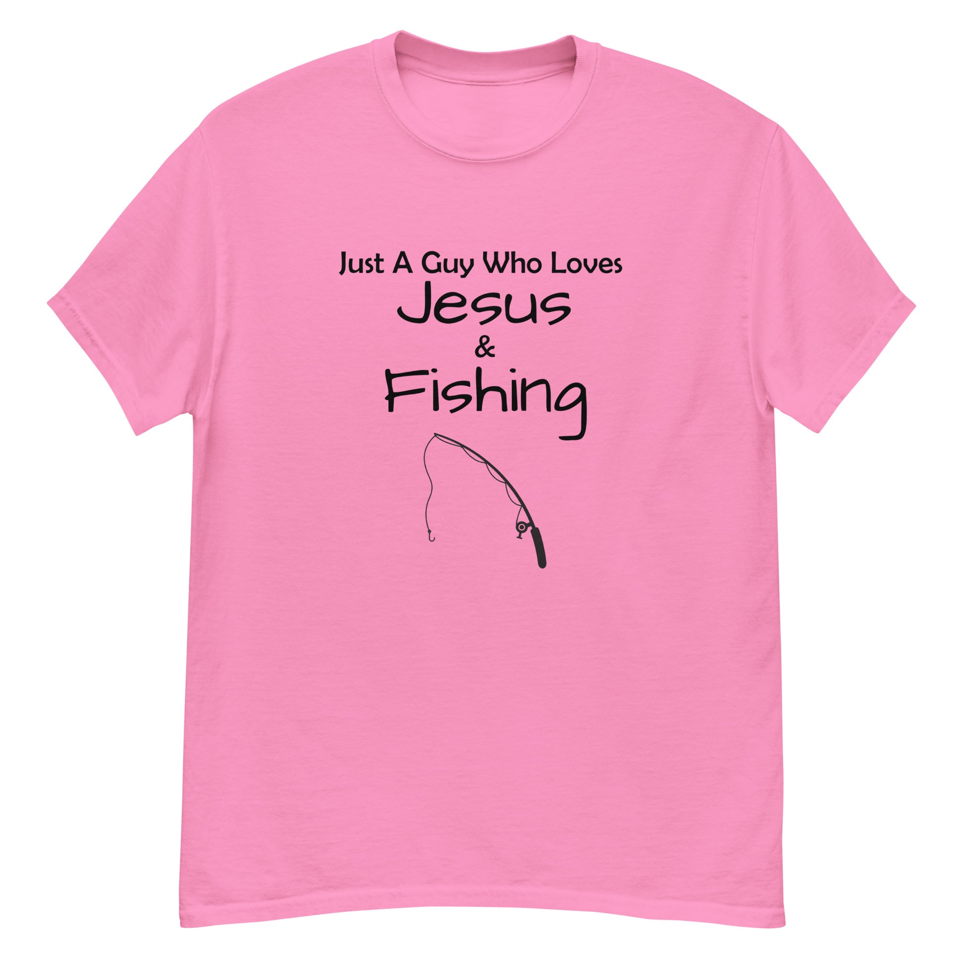 Christian faith and fishing t-shirt