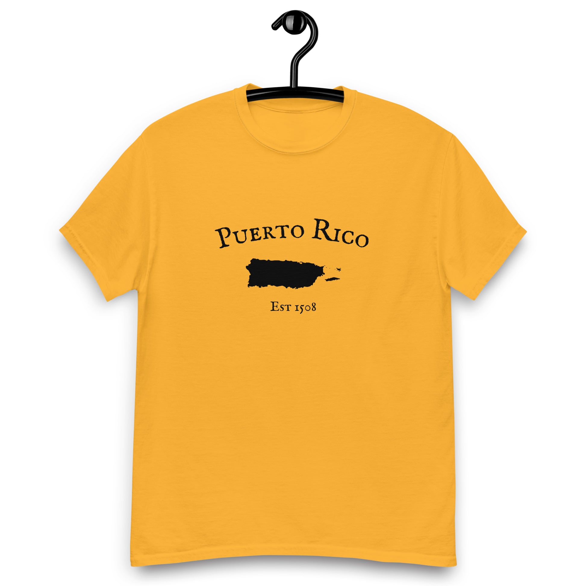 Eco-friendly made-to-order "Puerto Rico 1508" men's tee