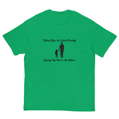 Dad tees with inspiring message for fatherhood
