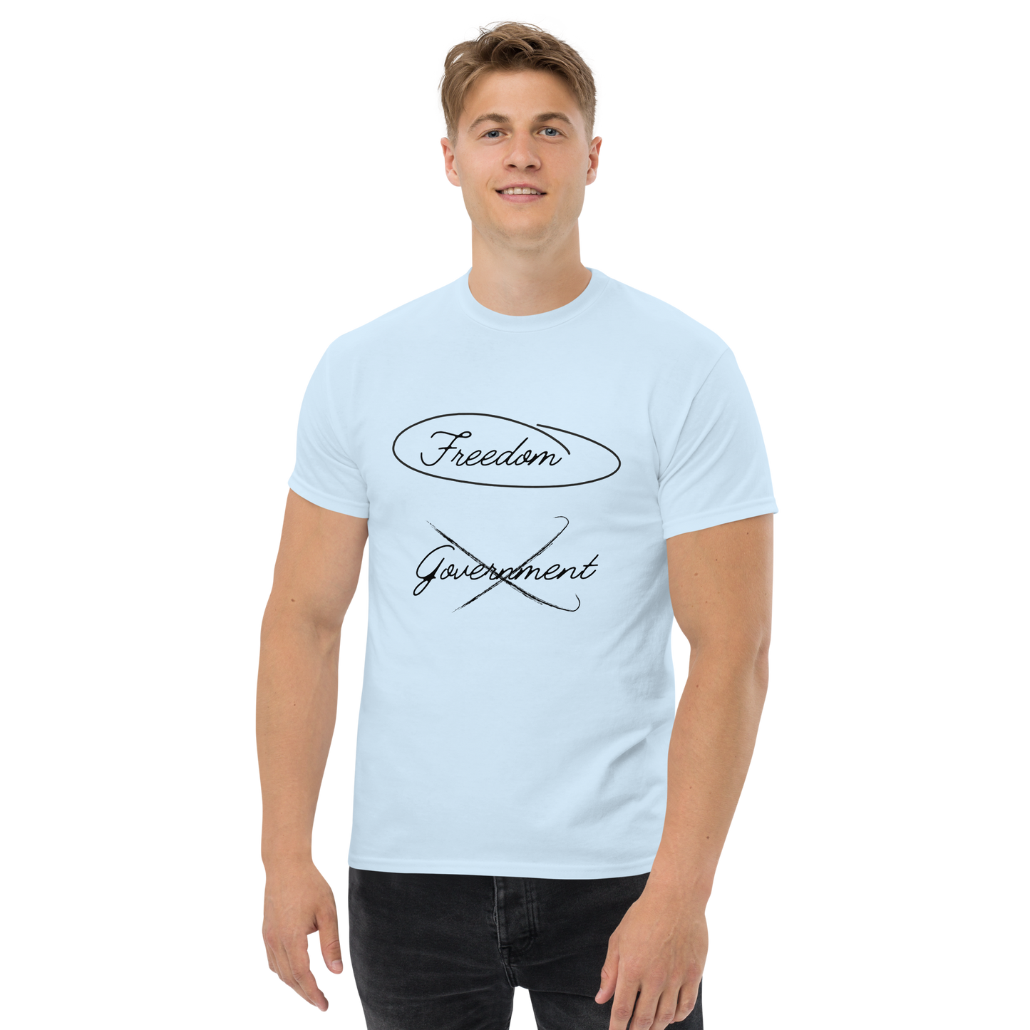 Pro freedom anti-government t-shirt for patriots
