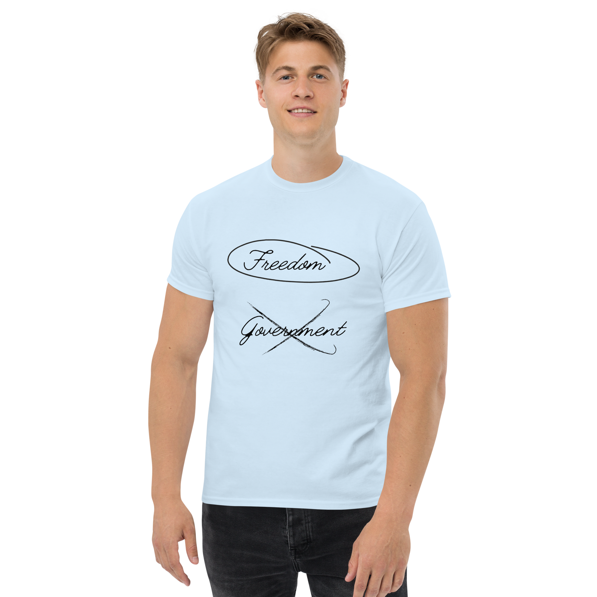 Pro freedom anti-government t-shirt for patriots

