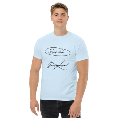 Pro freedom anti-government t-shirt for patriots
