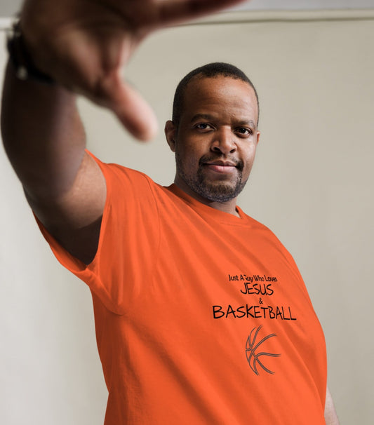 Just a Guy Who Loves Jesus & Basketball t-shirt
