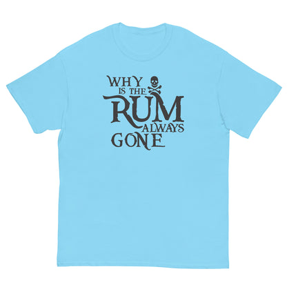 Classic pirate rum t-shirt for men
