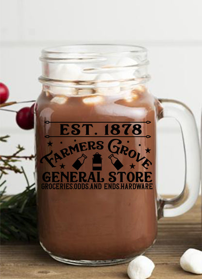 "Farmers General Store" Mason Jars - Weave Got Gifts - Unique Gifts You Won’t Find Anywhere Else!