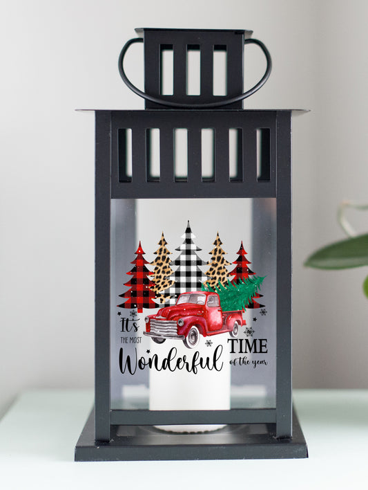 "It's the Most Wonderful Time Of The Year" Lantern Décor - Weave Got Gifts - Unique Gifts You Won’t Find Anywhere Else!