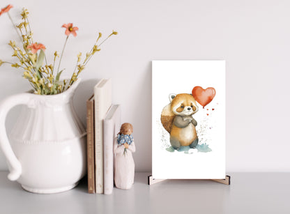 "Playful Delight Animal With Balloon" Kids Wall Art - Weave Got Gifts - Unique Gifts You Won’t Find Anywhere Else!
