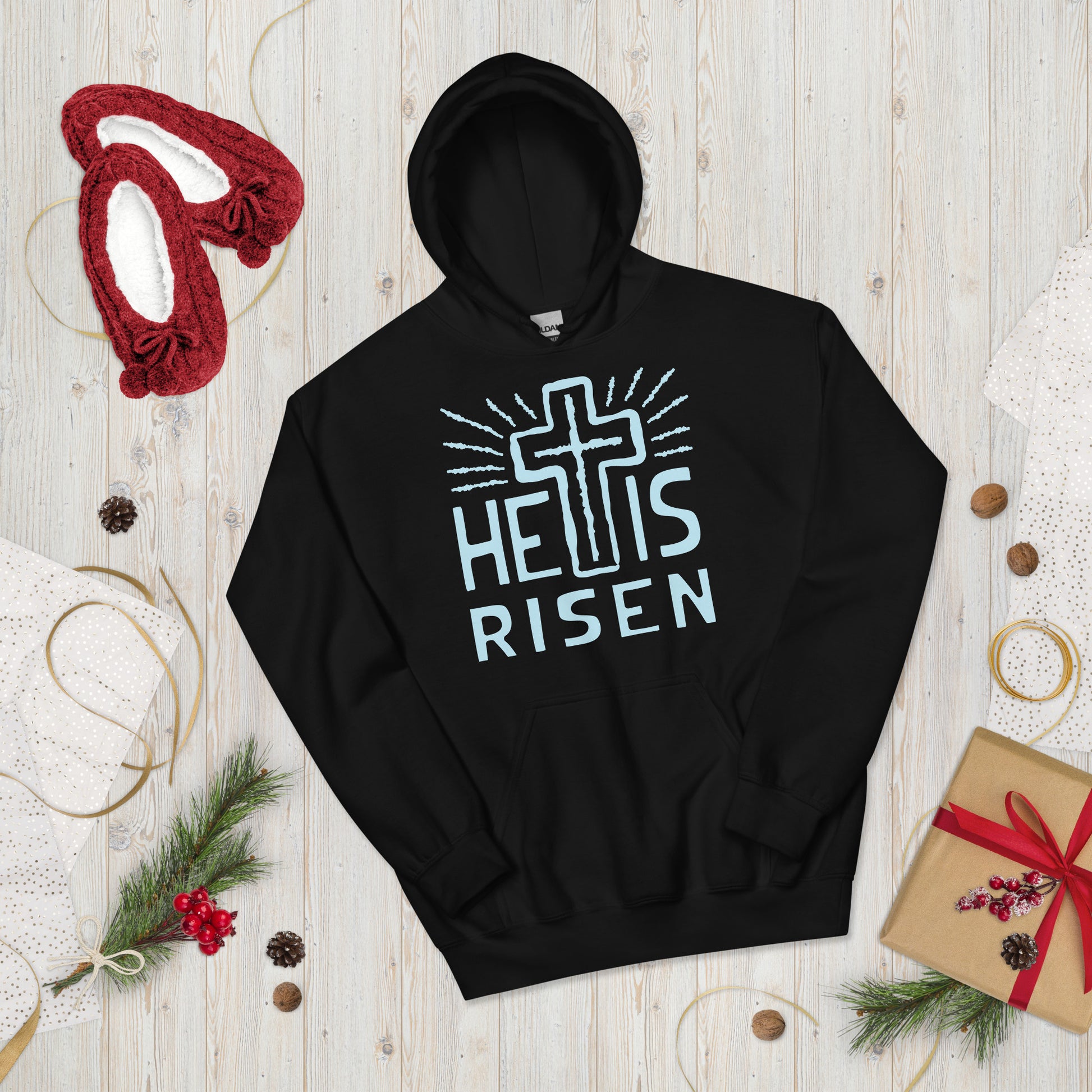 "He Is Risen" Unisex Hoodie - Weave Got Gifts - Unique Gifts You Won’t Find Anywhere Else!