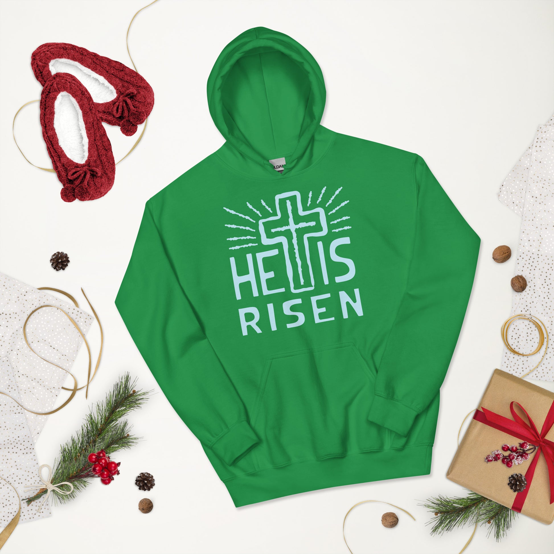 "He Is Risen" Unisex Hoodie - Weave Got Gifts - Unique Gifts You Won’t Find Anywhere Else!