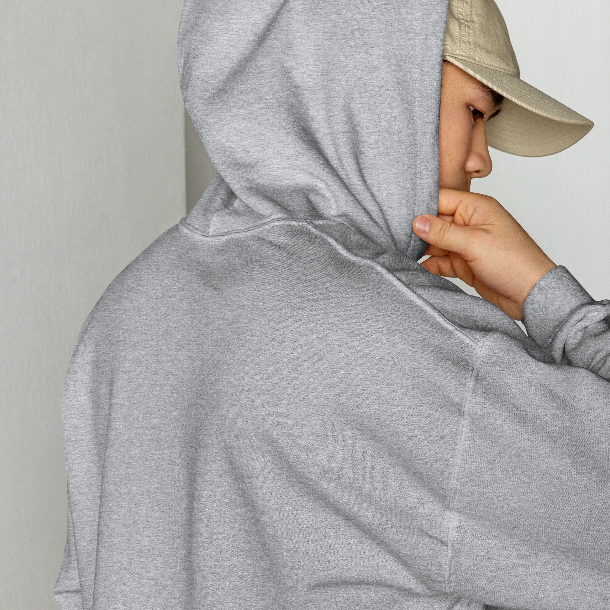 Eco-conscious land of the free hoodie.