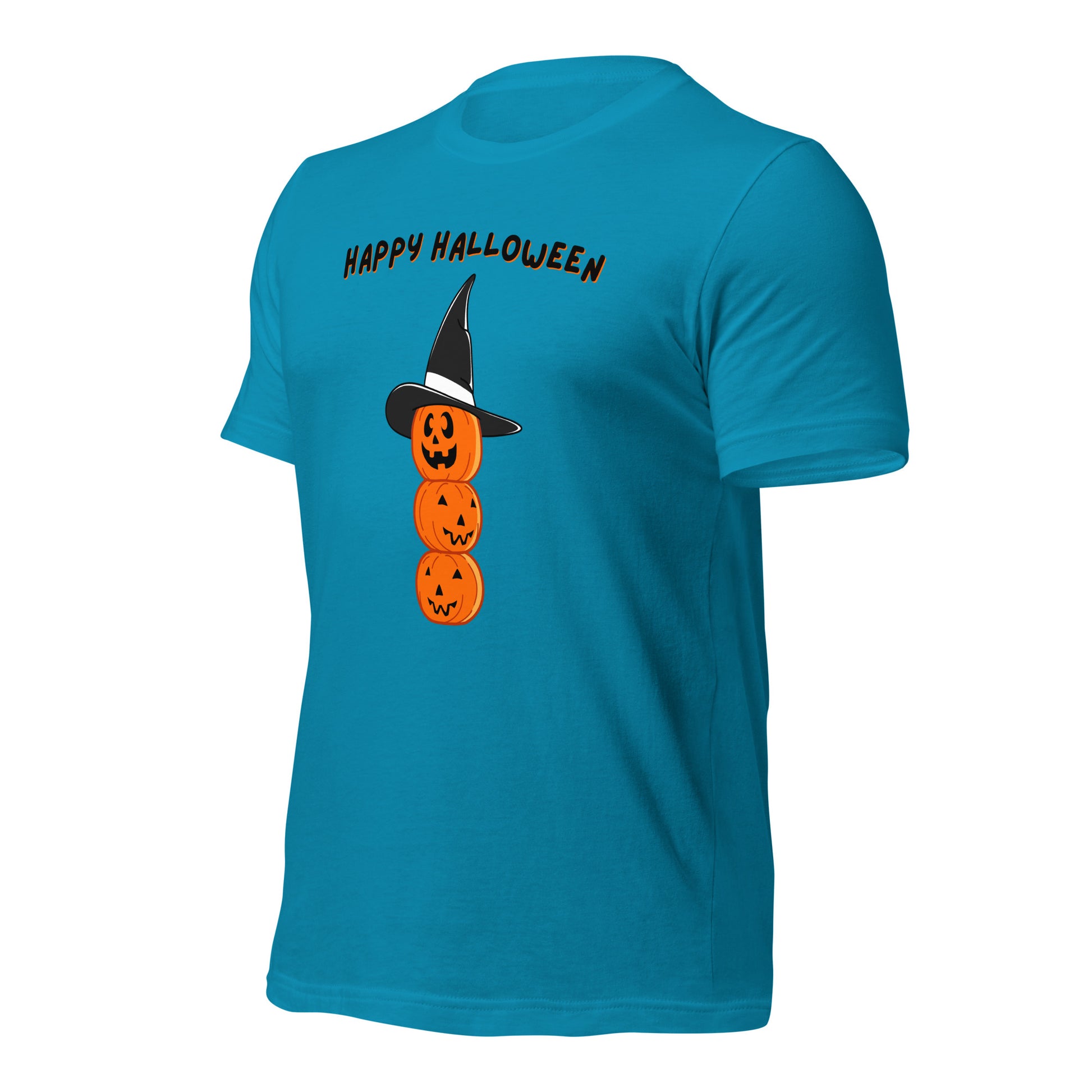 Playful jack-o'-lantern Halloween t-shirt for women
