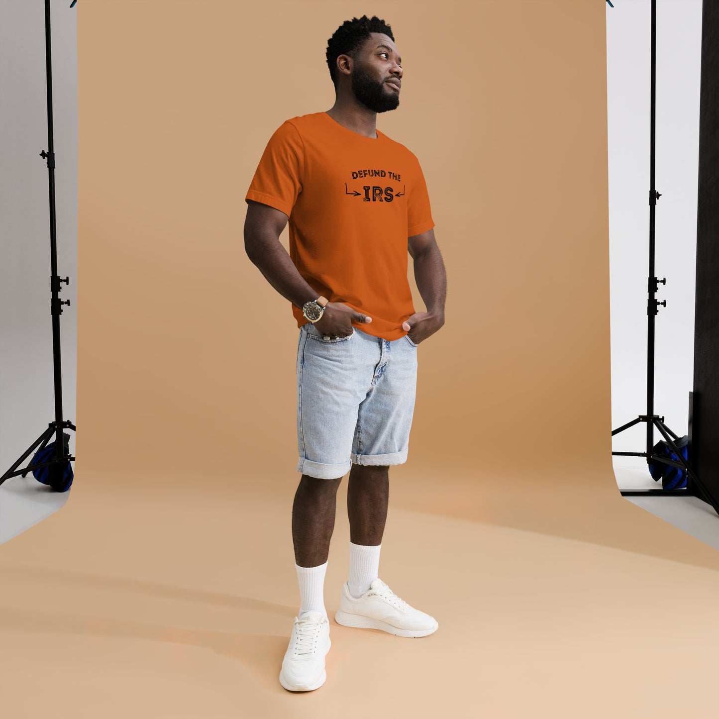 Lightweight Defund The IRS shirt for casual wear
