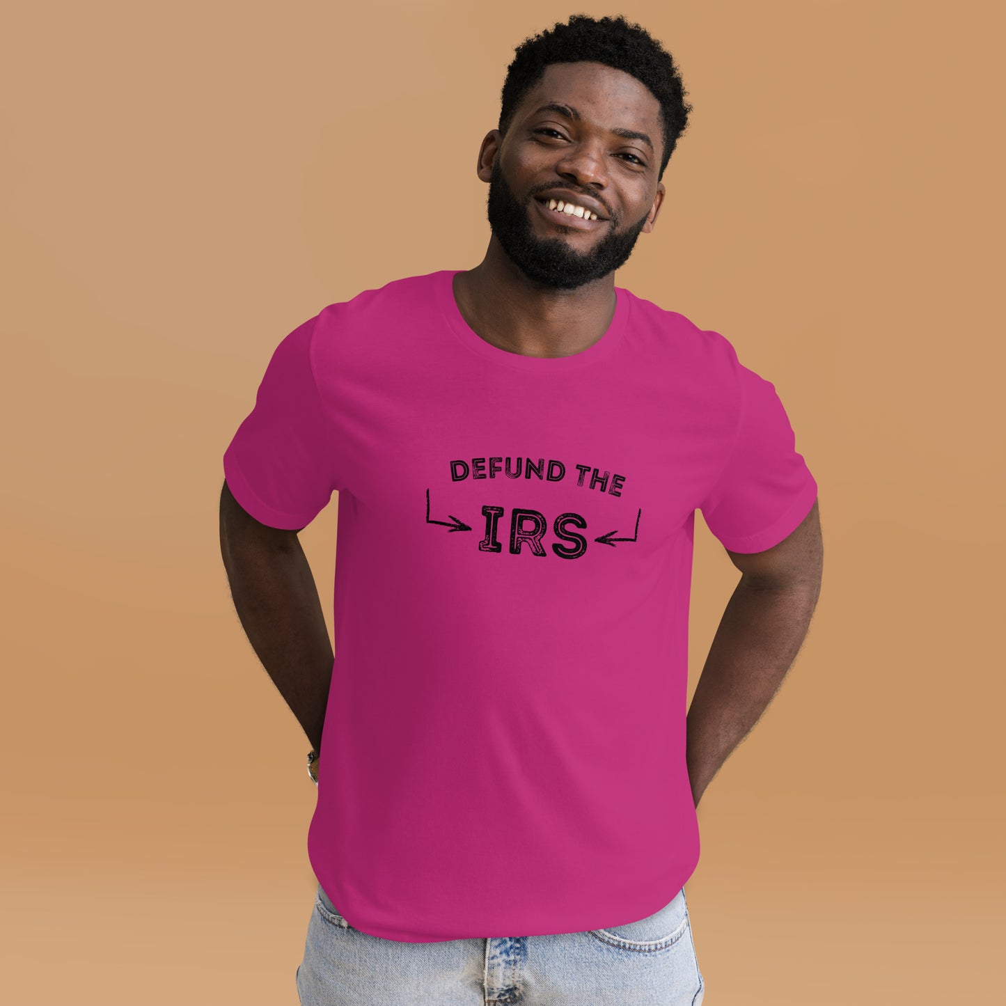Freedom-loving Defund The IRS t-shirt for patriots
