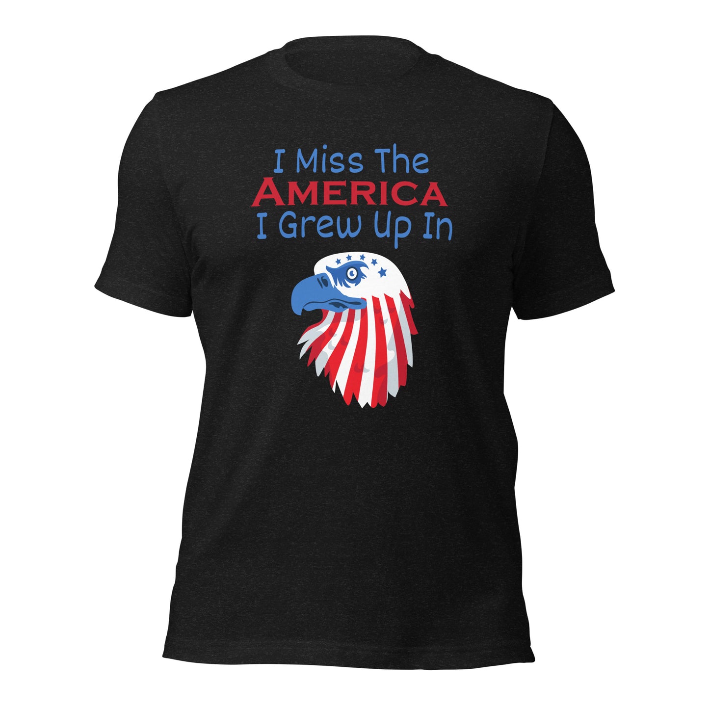 Badass patriotic t-shirt featuring a bald eagle and American flag
