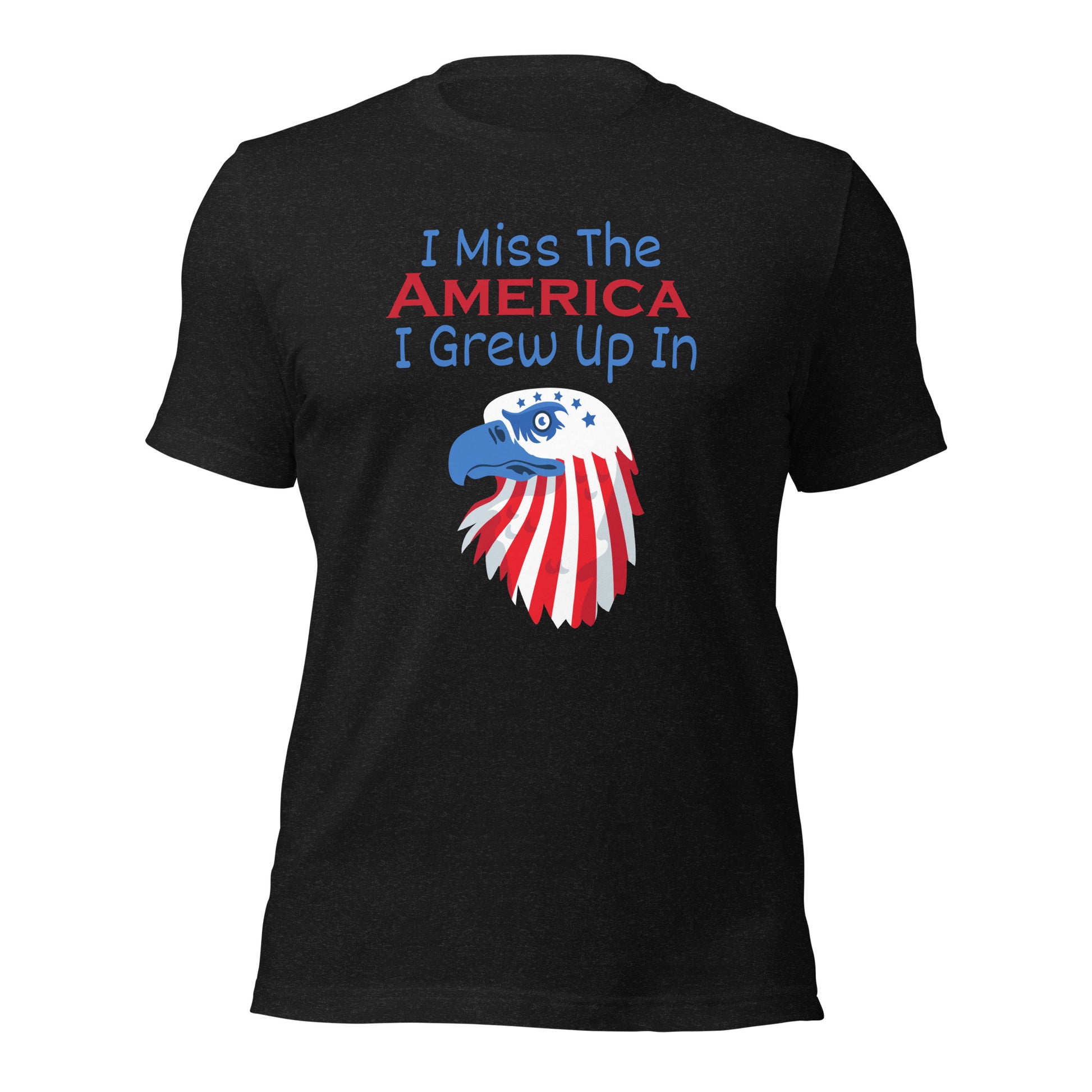 Badass patriotic t-shirt featuring a bald eagle and American flag
