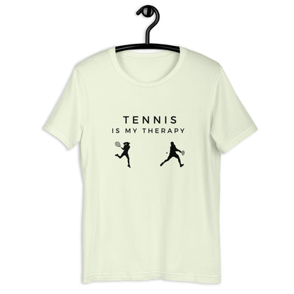 "Tennis Is My Therapy" T-Shirt - Weave Got Gifts - Unique Gifts You Won’t Find Anywhere Else!