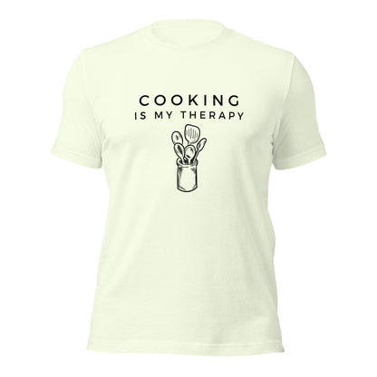 "Cooking Is My Therapy" T-Shirt - Weave Got Gifts - Unique Gifts You Won’t Find Anywhere Else!