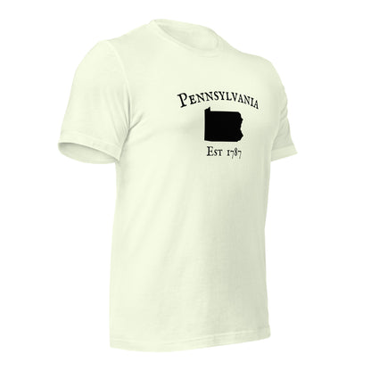 "Pennsylvania Established In 1787" T-Shirt - Weave Got Gifts - Unique Gifts You Won’t Find Anywhere Else!