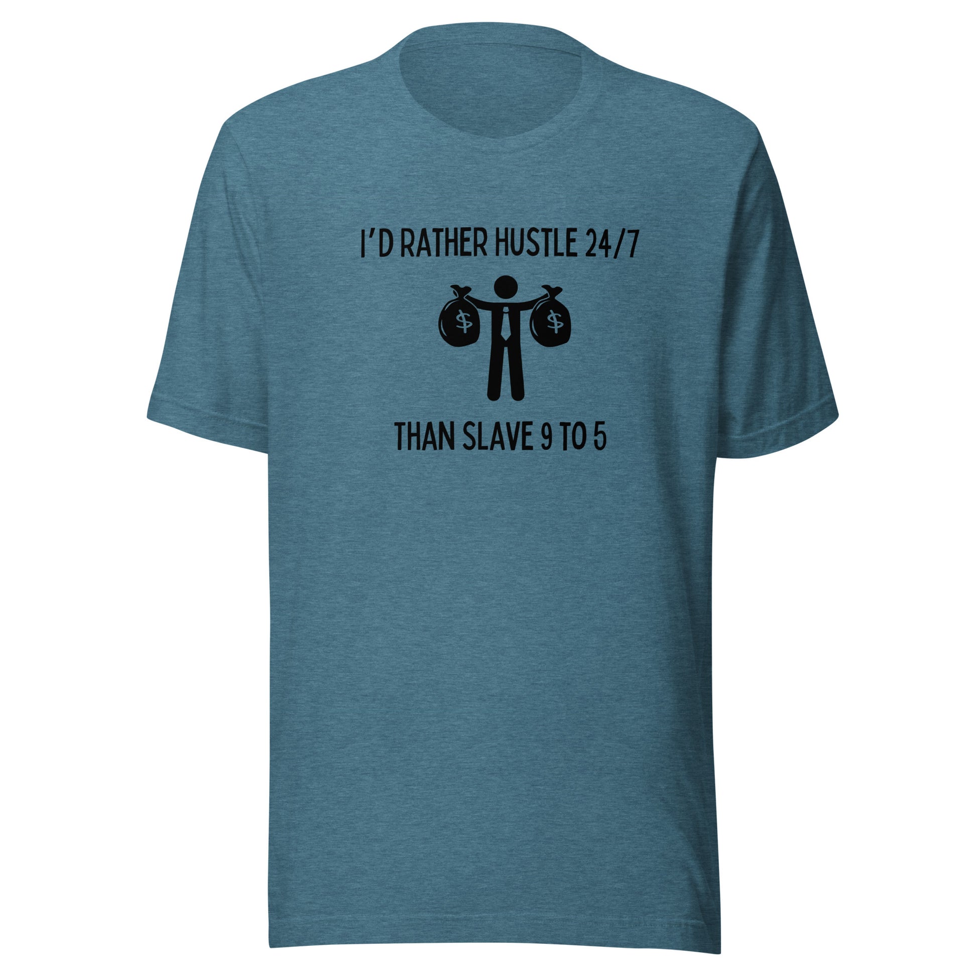 Soft cotton hustle t-shirt for business owners
