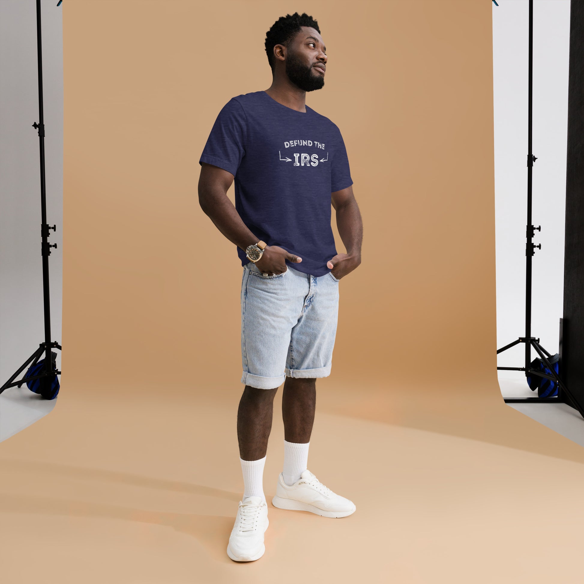 Soft cotton conservative t-shirt with humorous design
