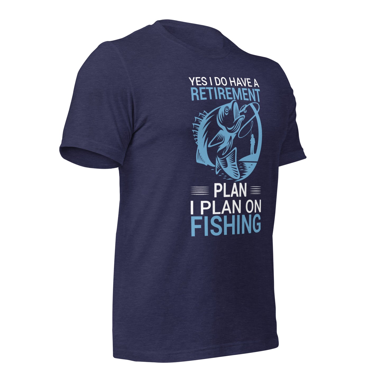 Soft cotton fishing t-shirt for men and retirees
