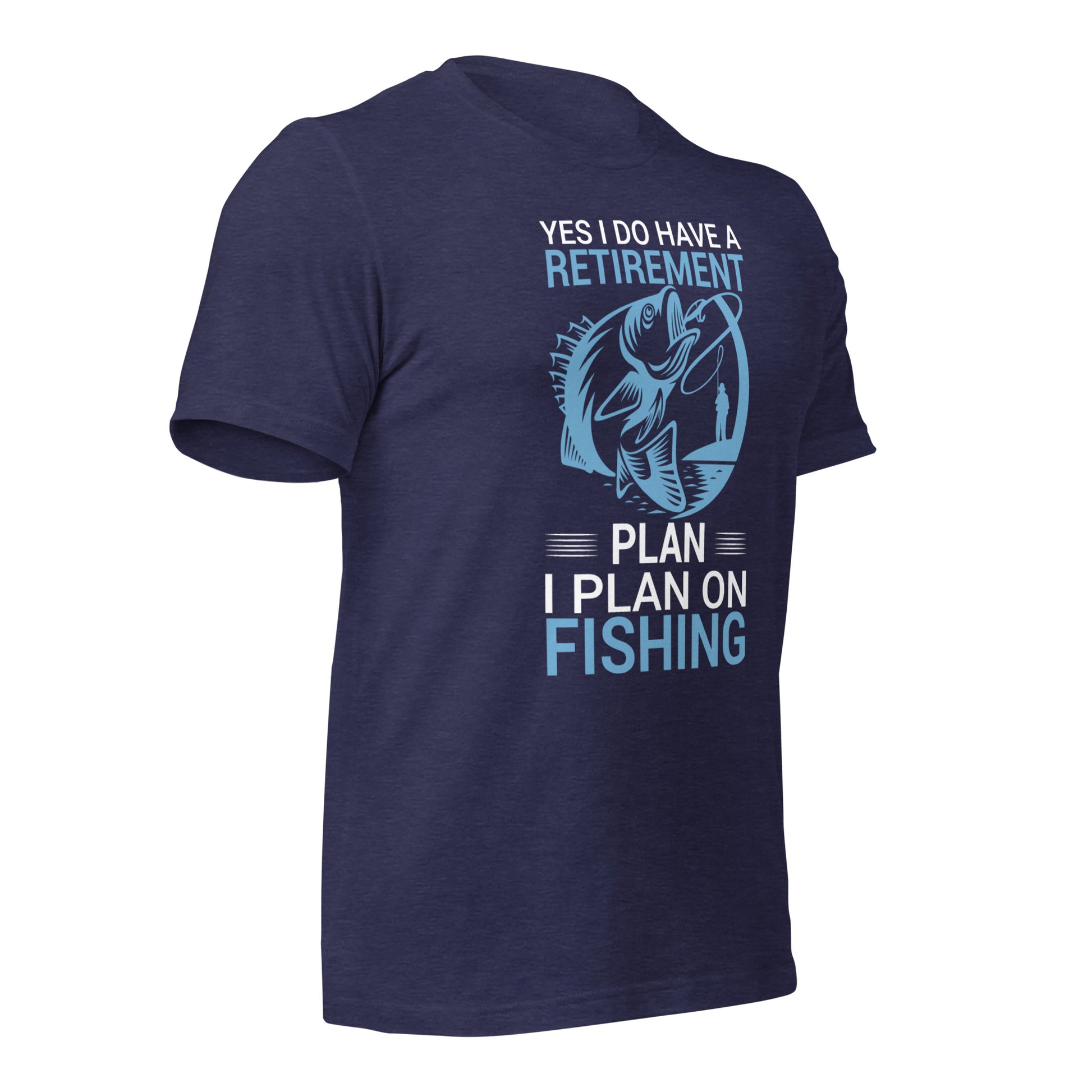Soft cotton fishing t-shirt for men and retirees
