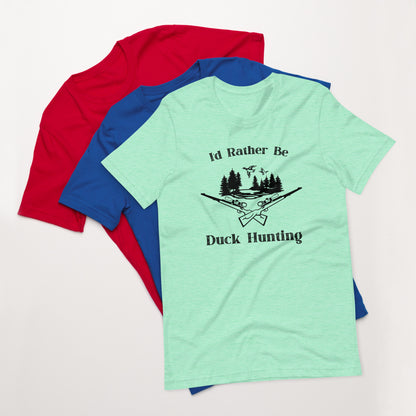 "I'd Rather Be Duck Hunting" T-Shirt - Weave Got Gifts - Unique Gifts You Won’t Find Anywhere Else!