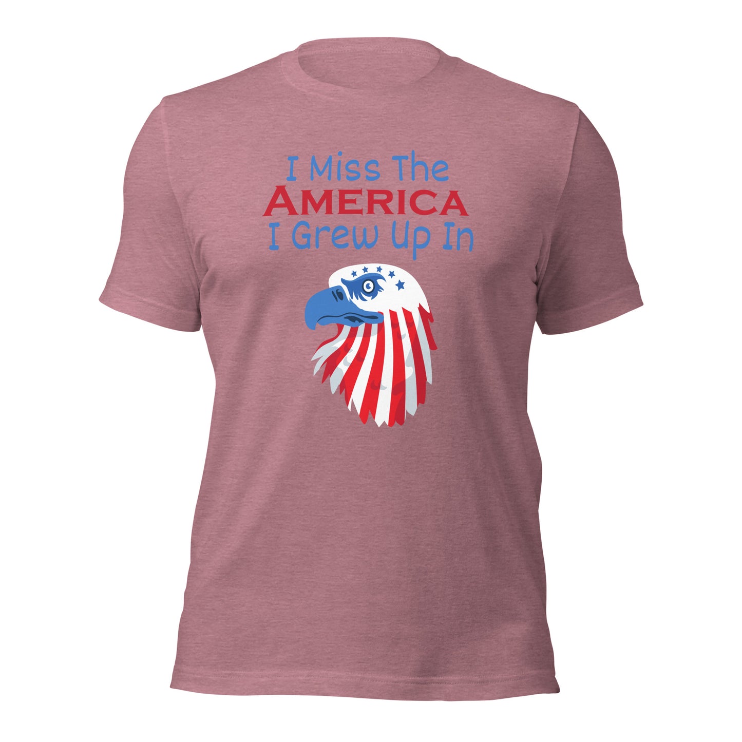 Nationalistic bald eagle t-shirt with vintage-inspired design
