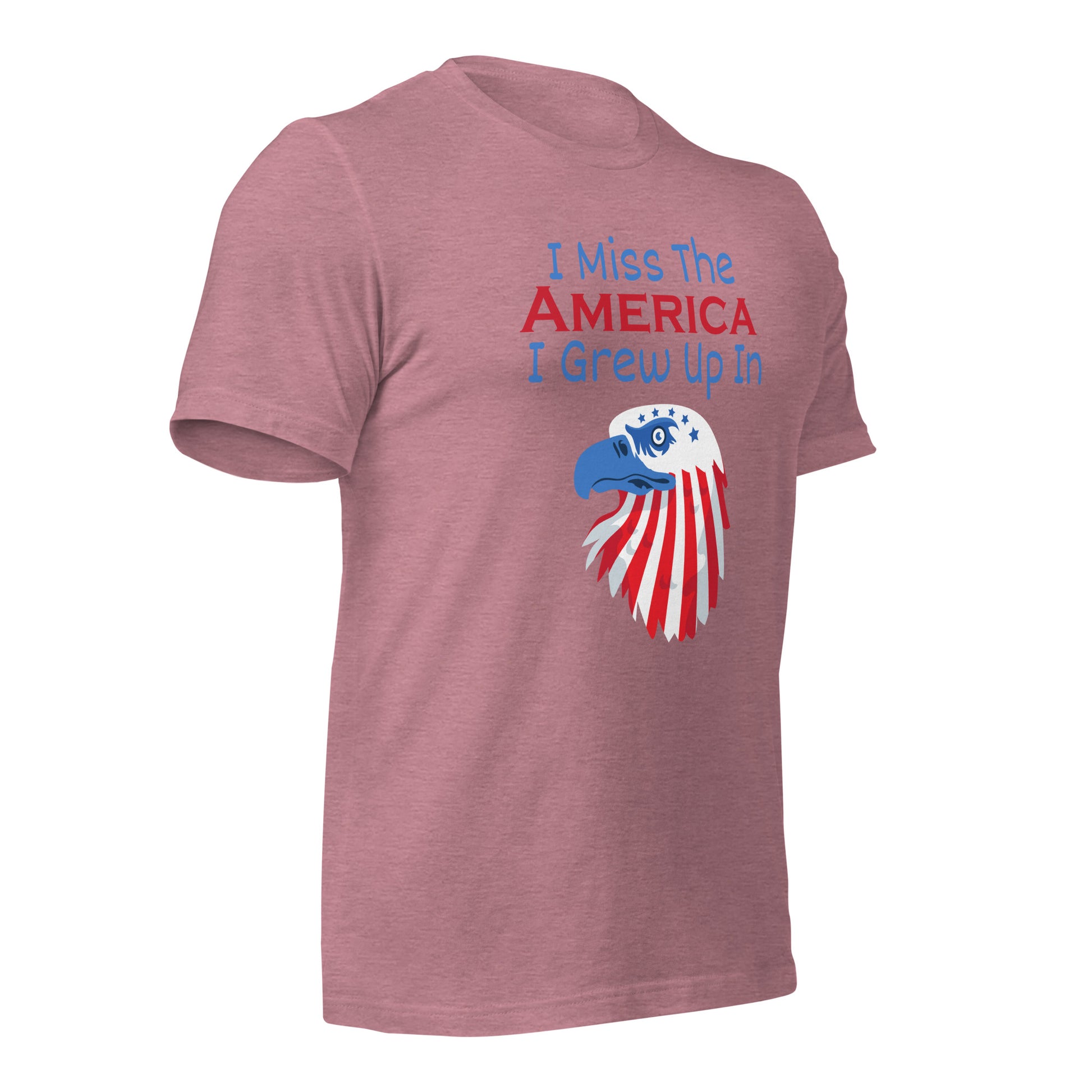 Best patriotic t-shirt with I Miss the America I Grew Up In message

