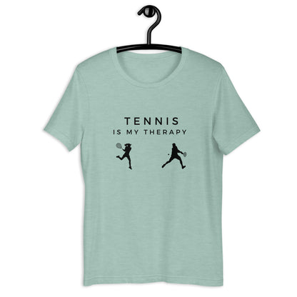 "Tennis Is My Therapy" T-Shirt - Weave Got Gifts - Unique Gifts You Won’t Find Anywhere Else!