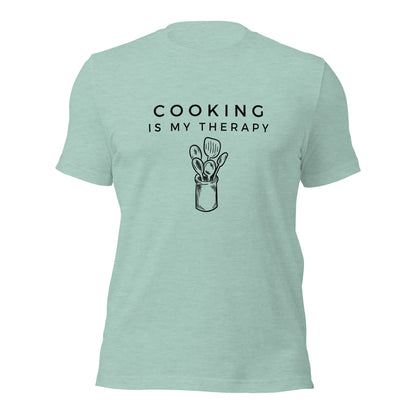 "Cooking Is My Therapy" T-Shirt - Weave Got Gifts - Unique Gifts You Won’t Find Anywhere Else!