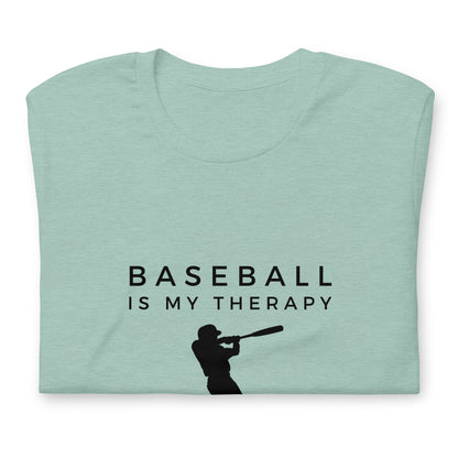 "Baseball Is My Therapy" T-Shirt - Weave Got Gifts - Unique Gifts You Won’t Find Anywhere Else!