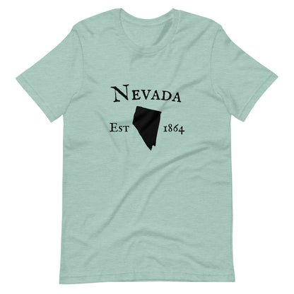 Nevada t-shirt women’s style with unisex appeal
