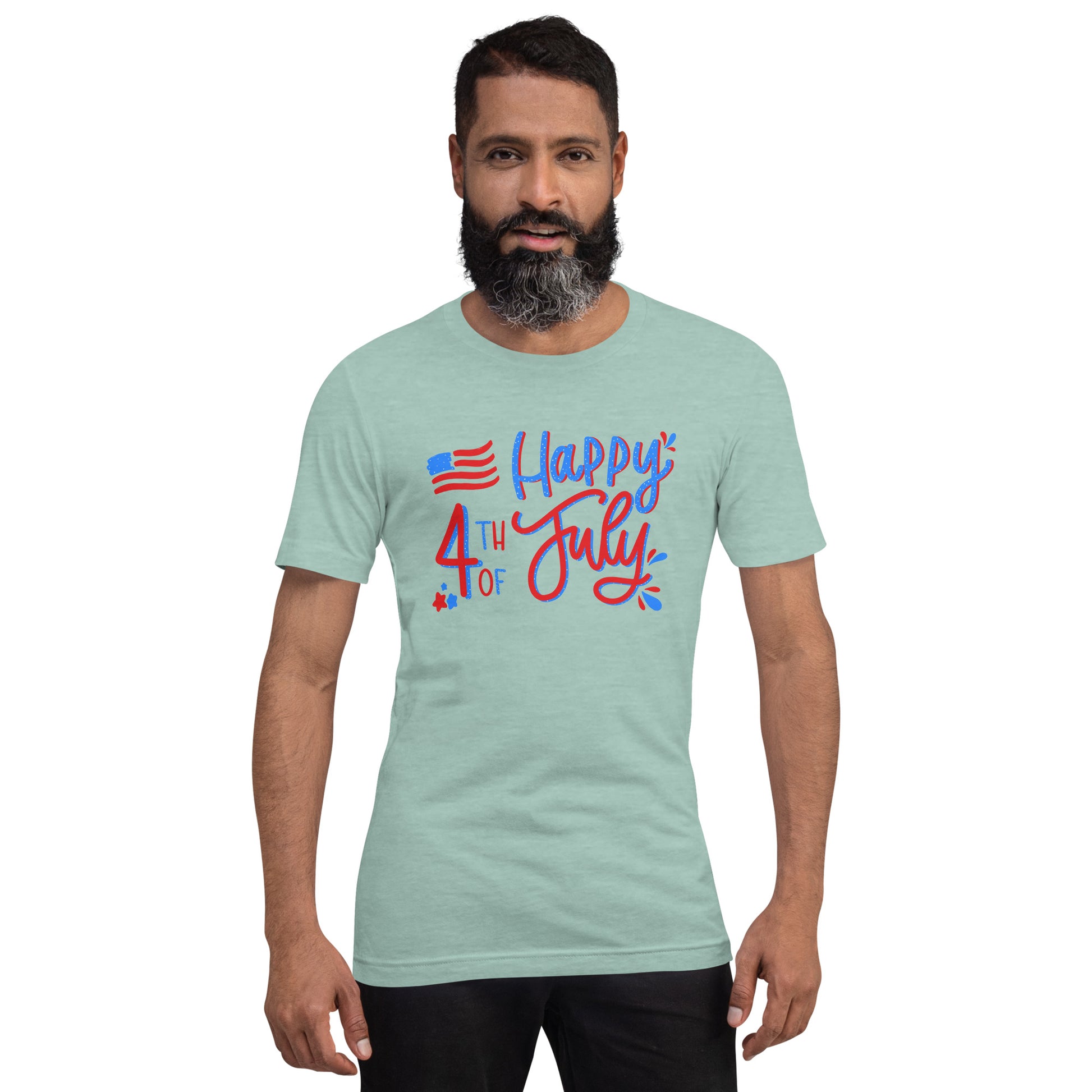 "Happy 4th Of July" T-Shirt - Weave Got Gifts - Unique Gifts You Won’t Find Anywhere Else!