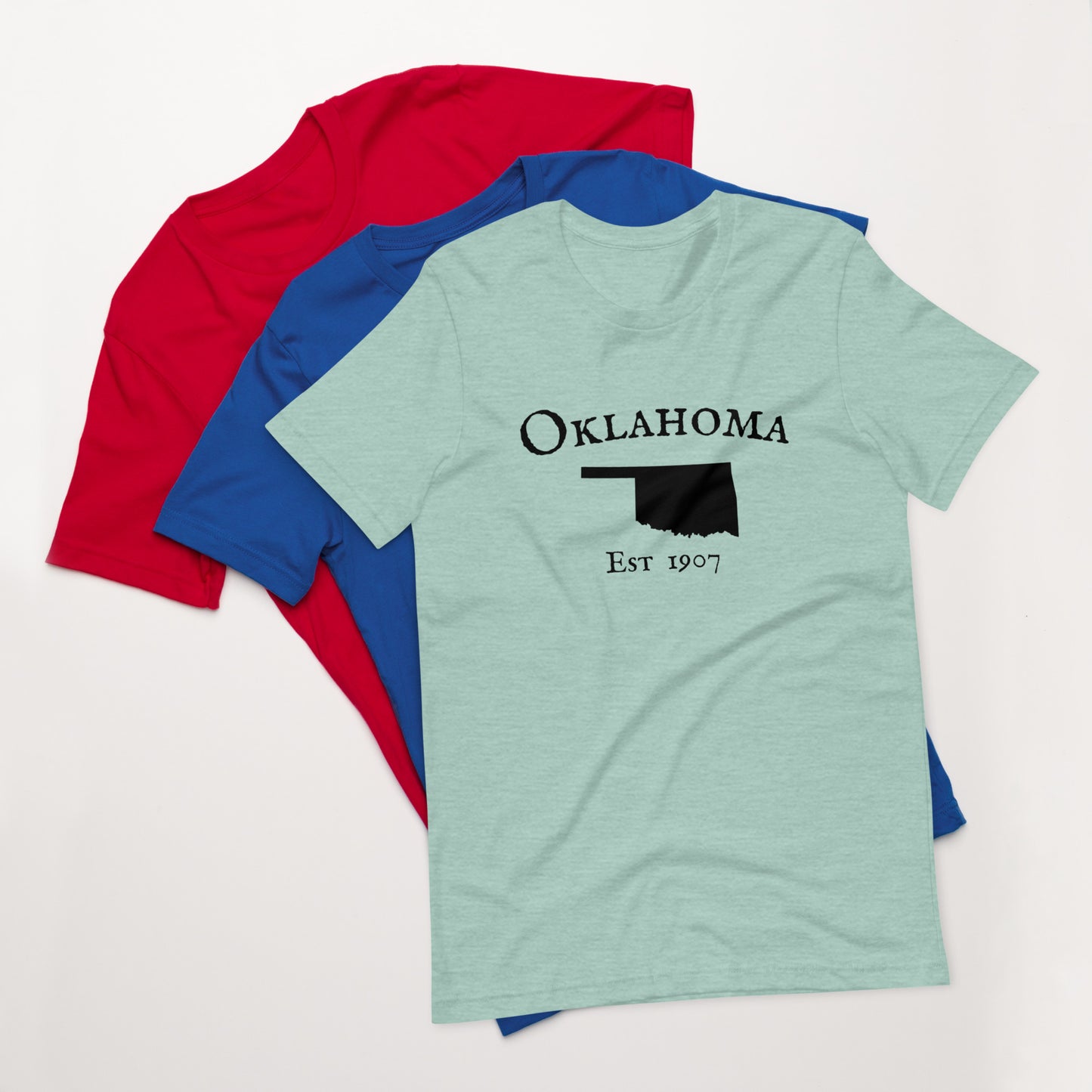 "Oklahoma Established In 1907" T-Shirt - Weave Got Gifts - Unique Gifts You Won’t Find Anywhere Else!