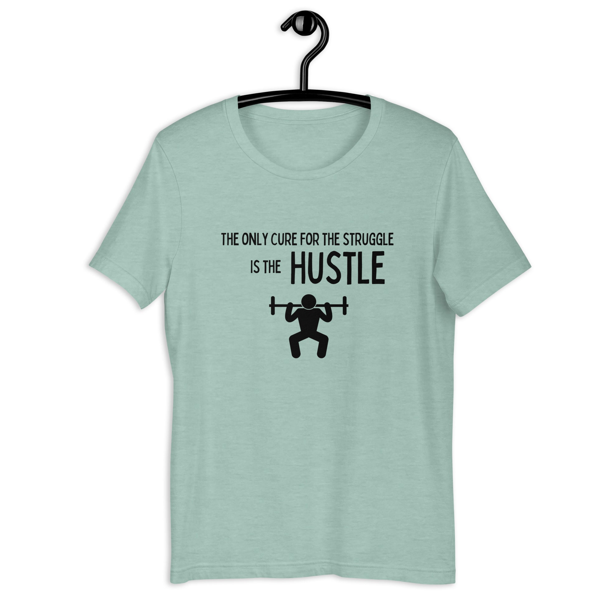 Hustle harder t-shirt with motivational graphic
