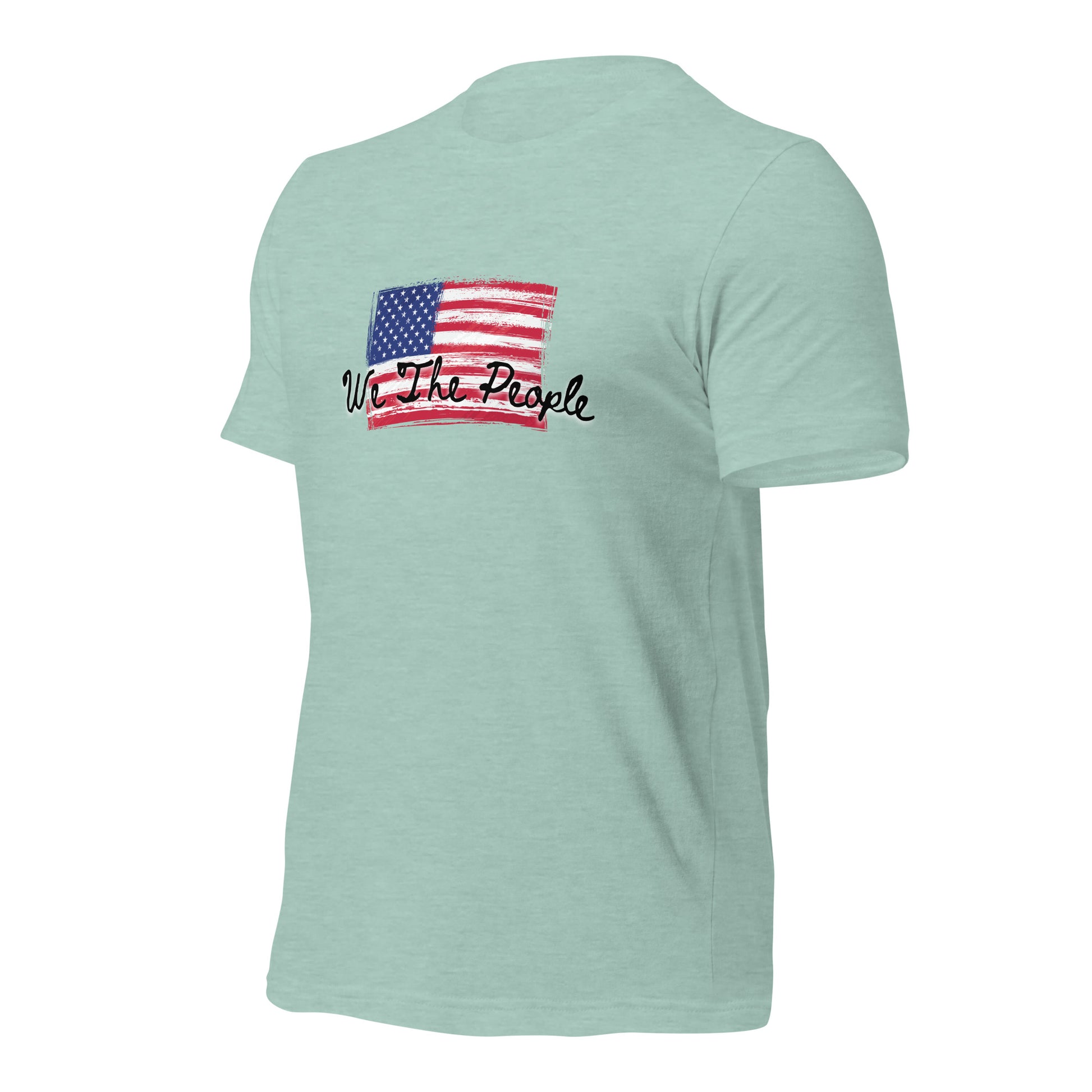 We the People shirt with American flag graphic
