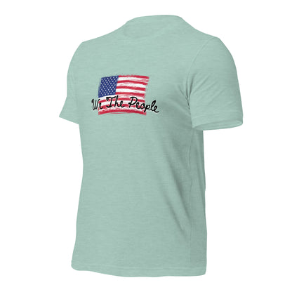 We the People shirt with American flag graphic

