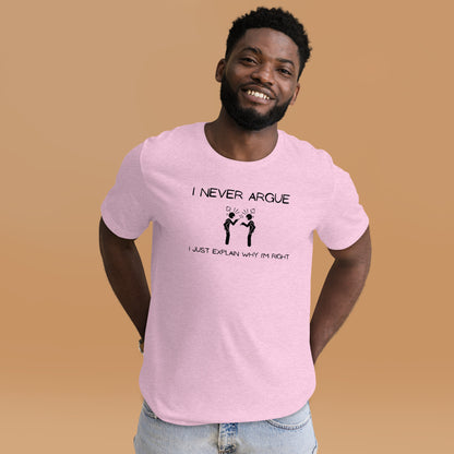 Lightweight best friend tees with witty text design
