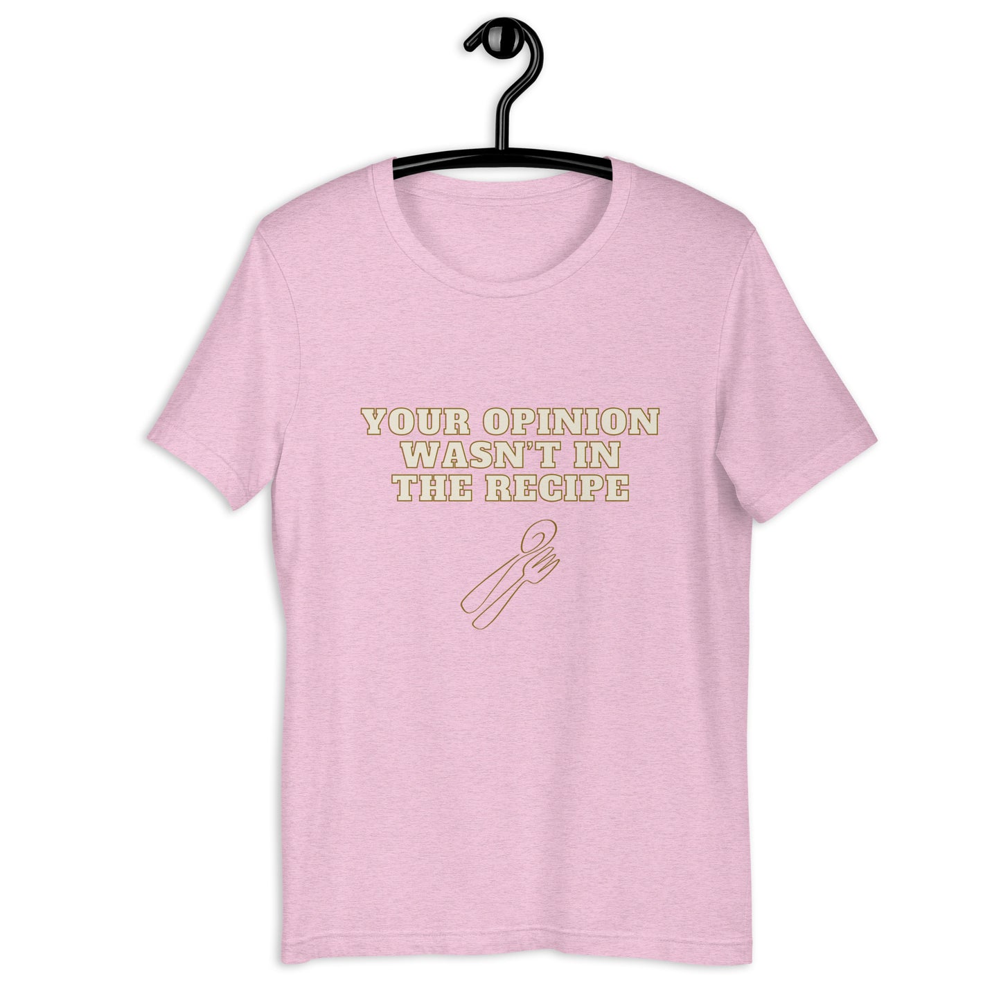 Funny foodie t-shirt for chefs and home cooks
