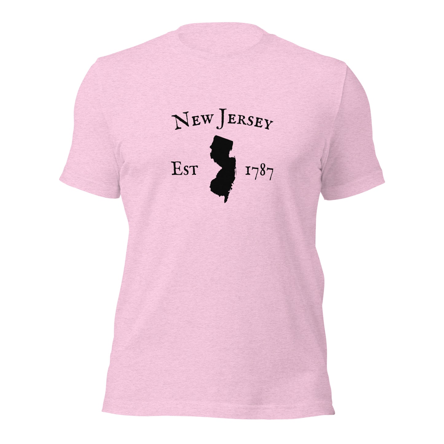 Durable New Jersey outline t-shirt for men and women
