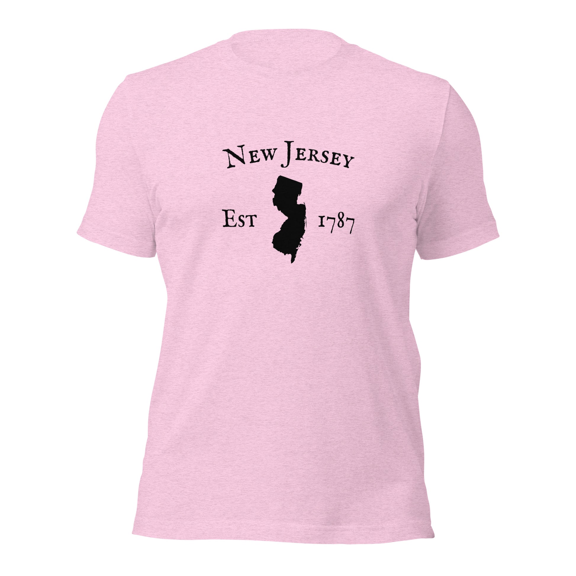 Durable New Jersey outline t-shirt for men and women
