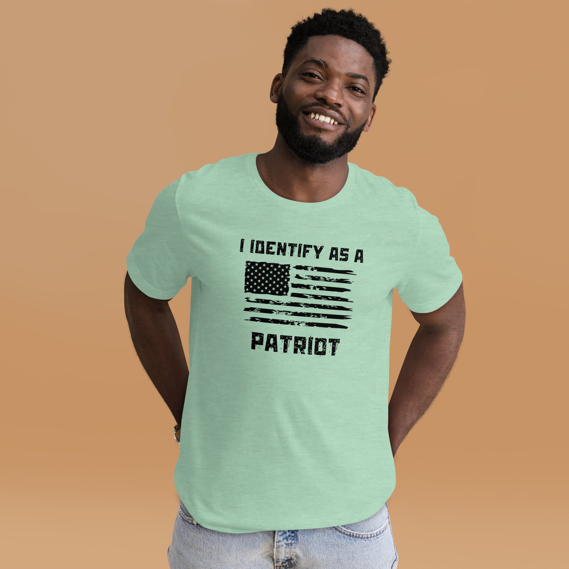 I Identify as a Patriot shirt for rallies and events
