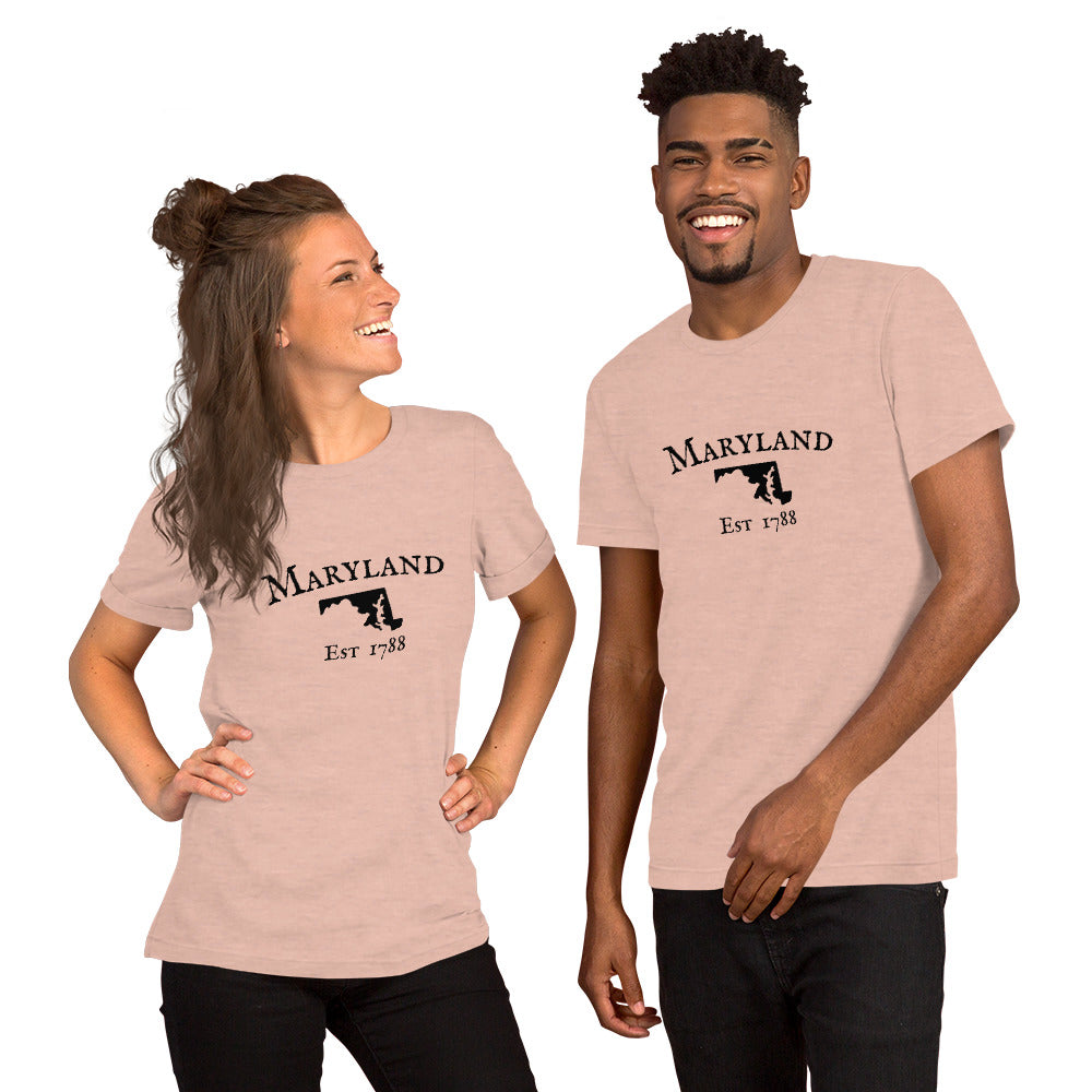 Durable Maryland pride t-shirt with classic design

