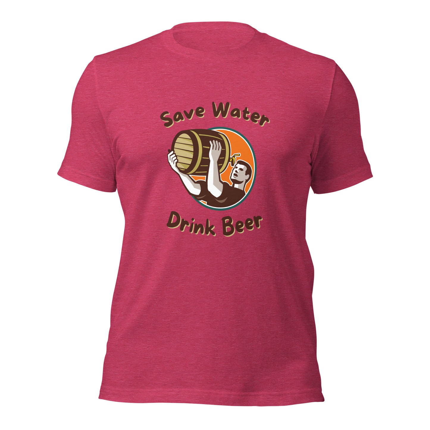 Comfortable mens beer shirt with soft cotton fabric
