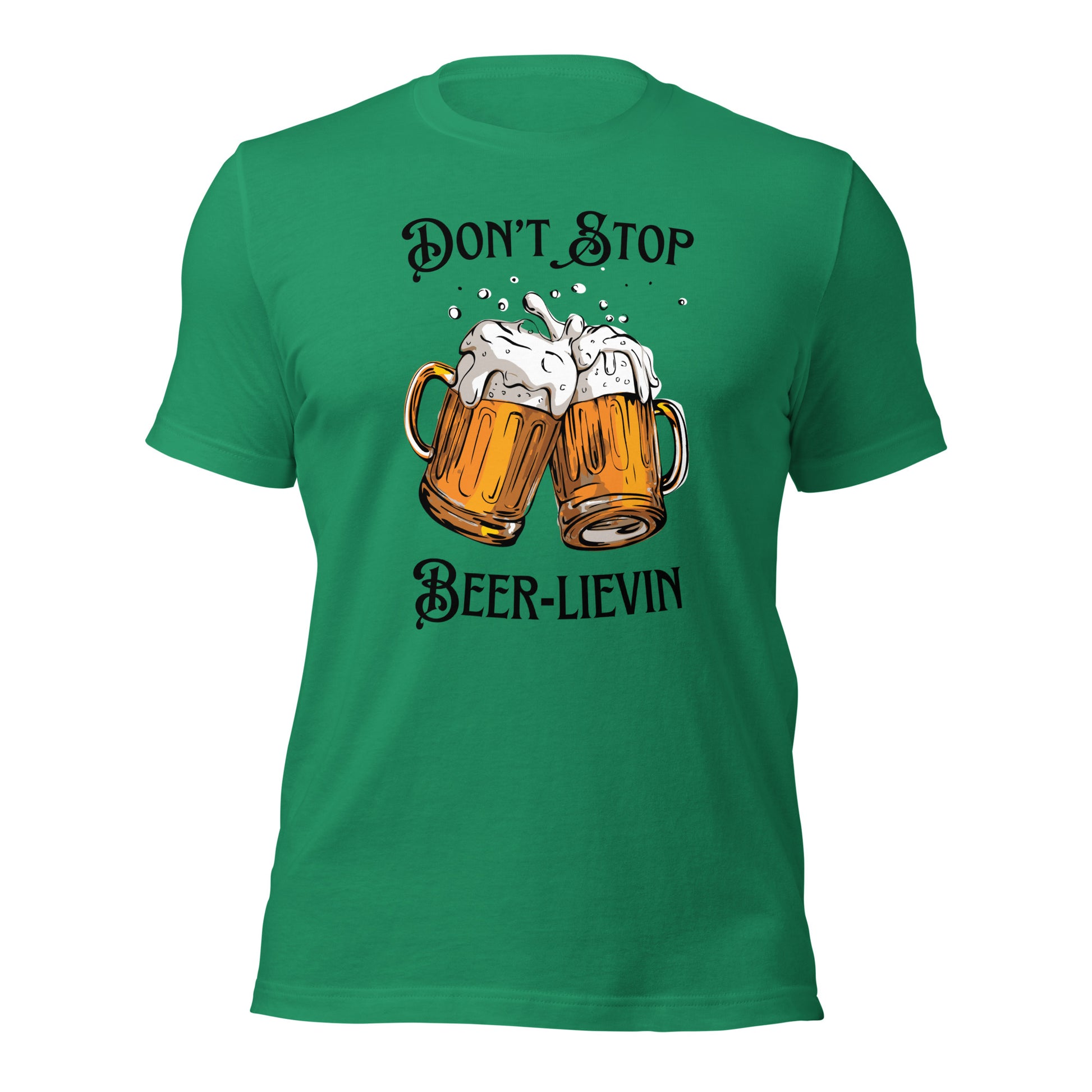 Lightweight and breathable beer drinker t-shirt with funny pun
