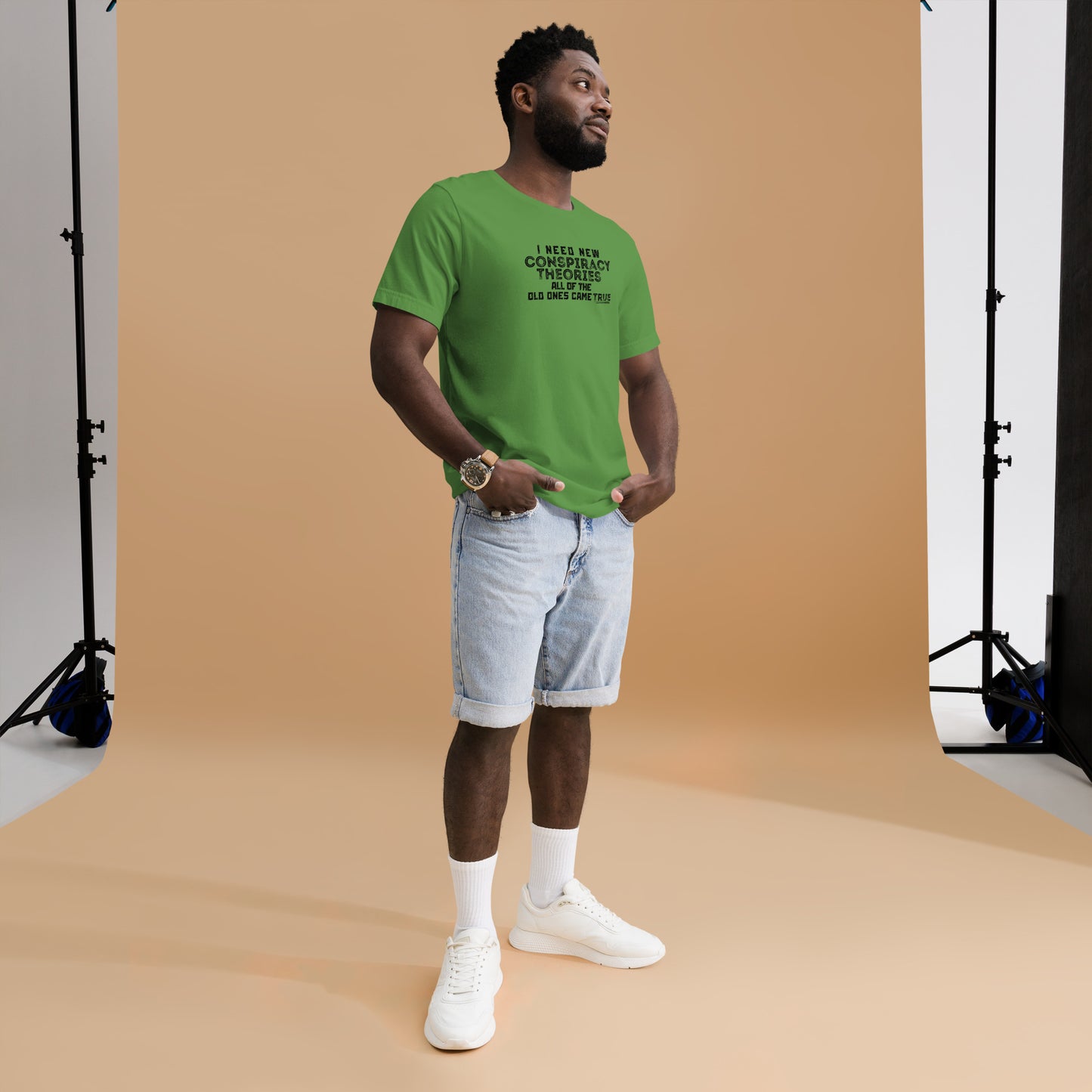 Lightweight conspiracy t-shirt perfect for casual wear
