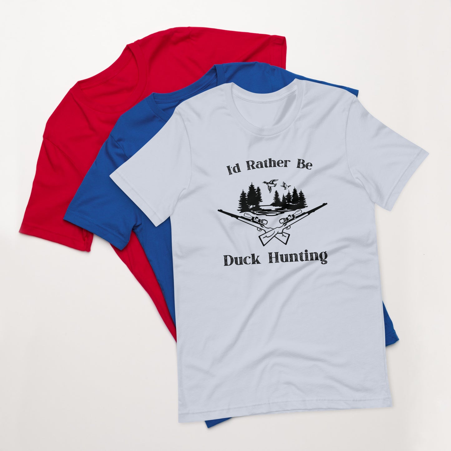 Soft cotton t-shirt for duck hunting enthusiasts

