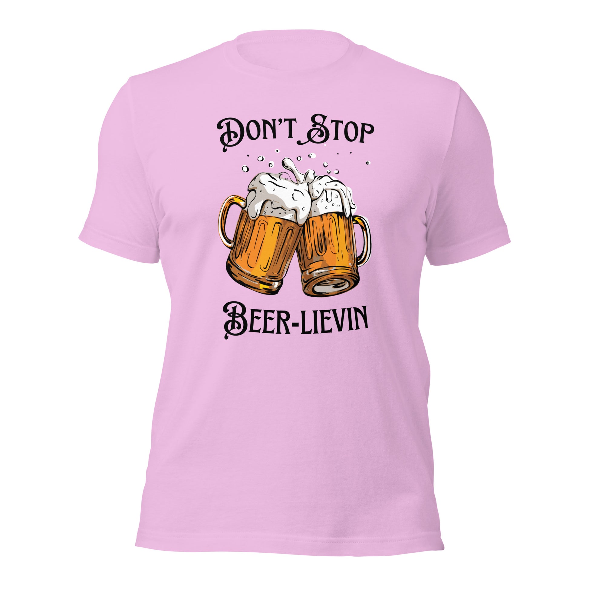 Playful beer t-shirt with soft cotton fabric for all-day comfort
