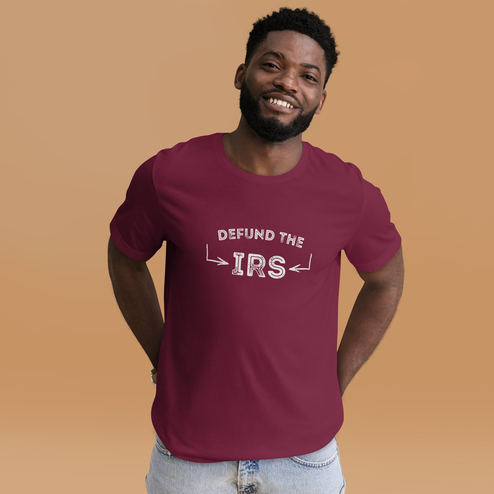 Comfortable conservative shirt with political slogan
